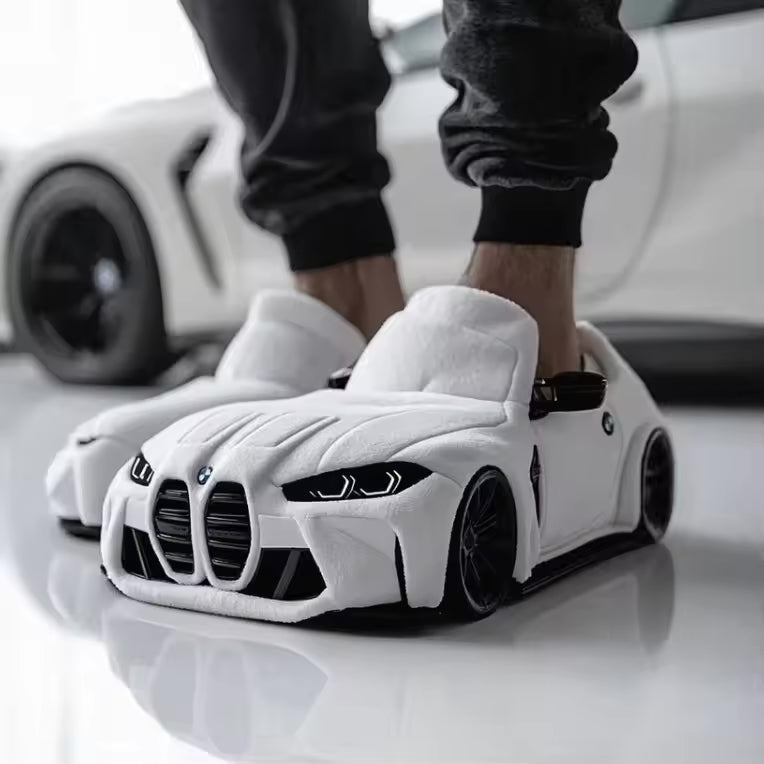 Damen Pantoffeln Rutschfeste Sohle Auto-Design