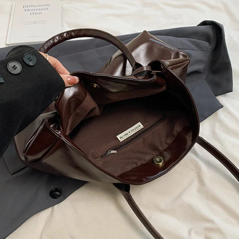 Vegane Damenhandtasche Groß Lederoptik