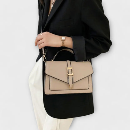 Damen Schultertasche Klassisch Elegantes Leder