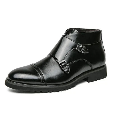 Herren Stiefel Geschlossene Form Doppelte Schnallen