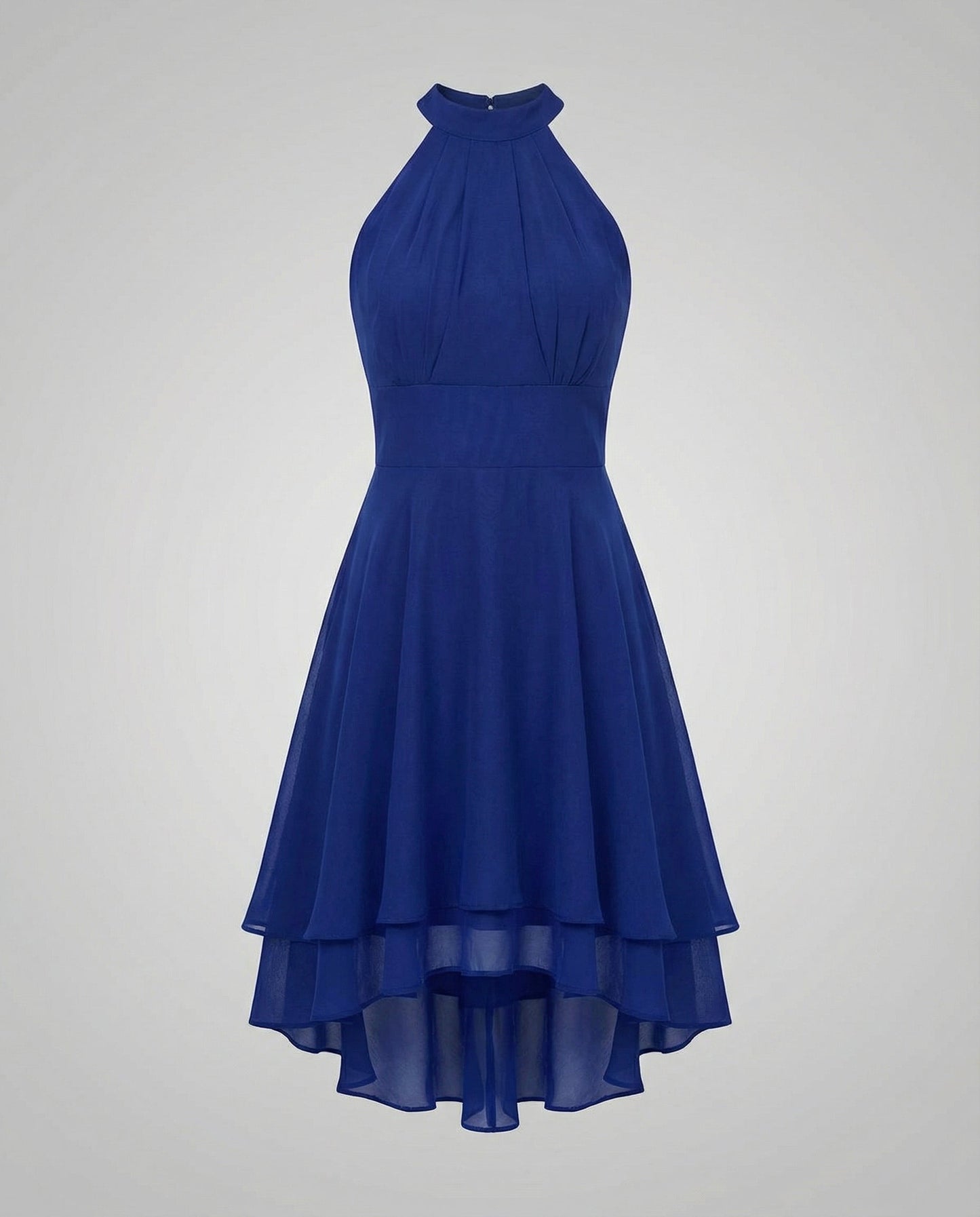 Damen Sommerkleid Rüschenkleid Pastellfarben