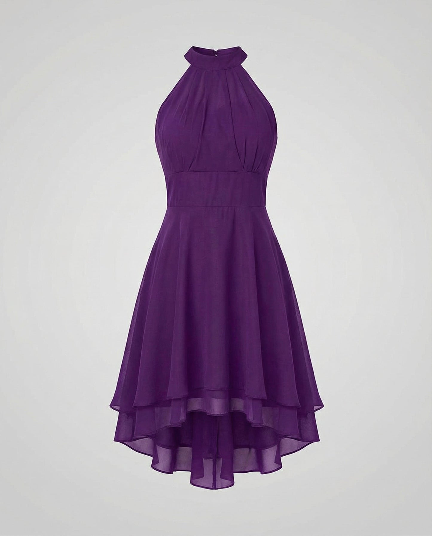 Damen Sommerkleid Rüschenkleid Pastellfarben