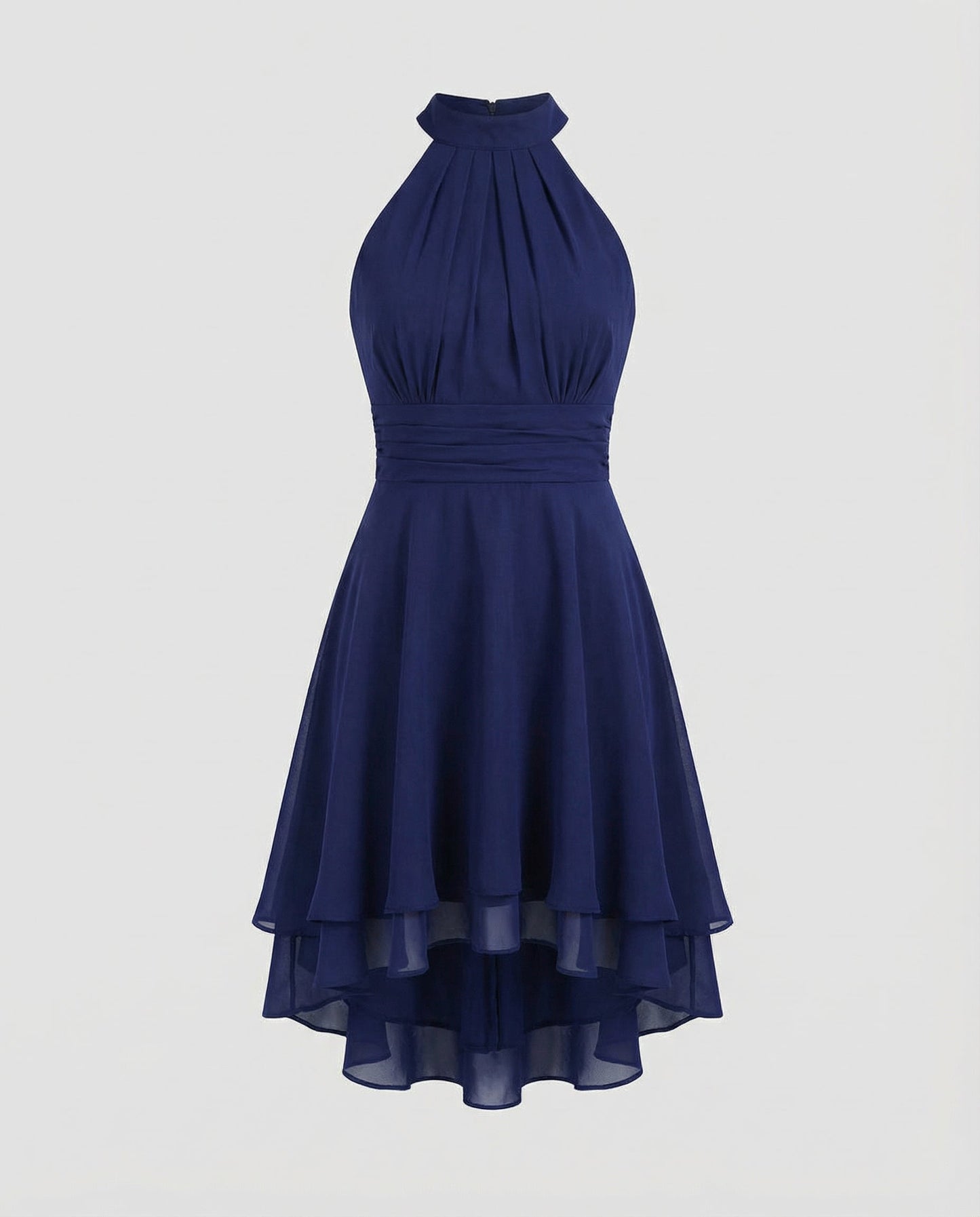 Damen Sommerkleid Rüschenkleid Pastellfarben