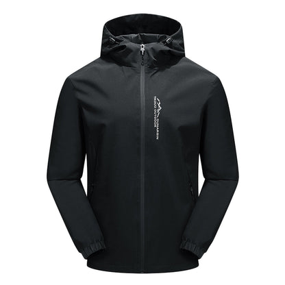 Norvielle Herren Outdoor-Jacke Wasserdicht Winddicht mit Kapuze
