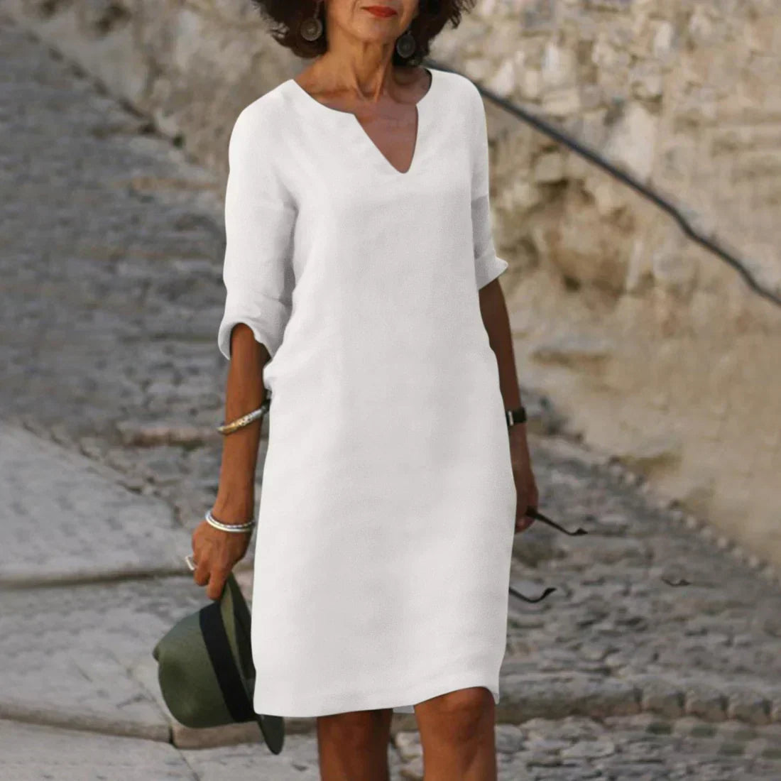 Elegantes Damen Kleid Knielang