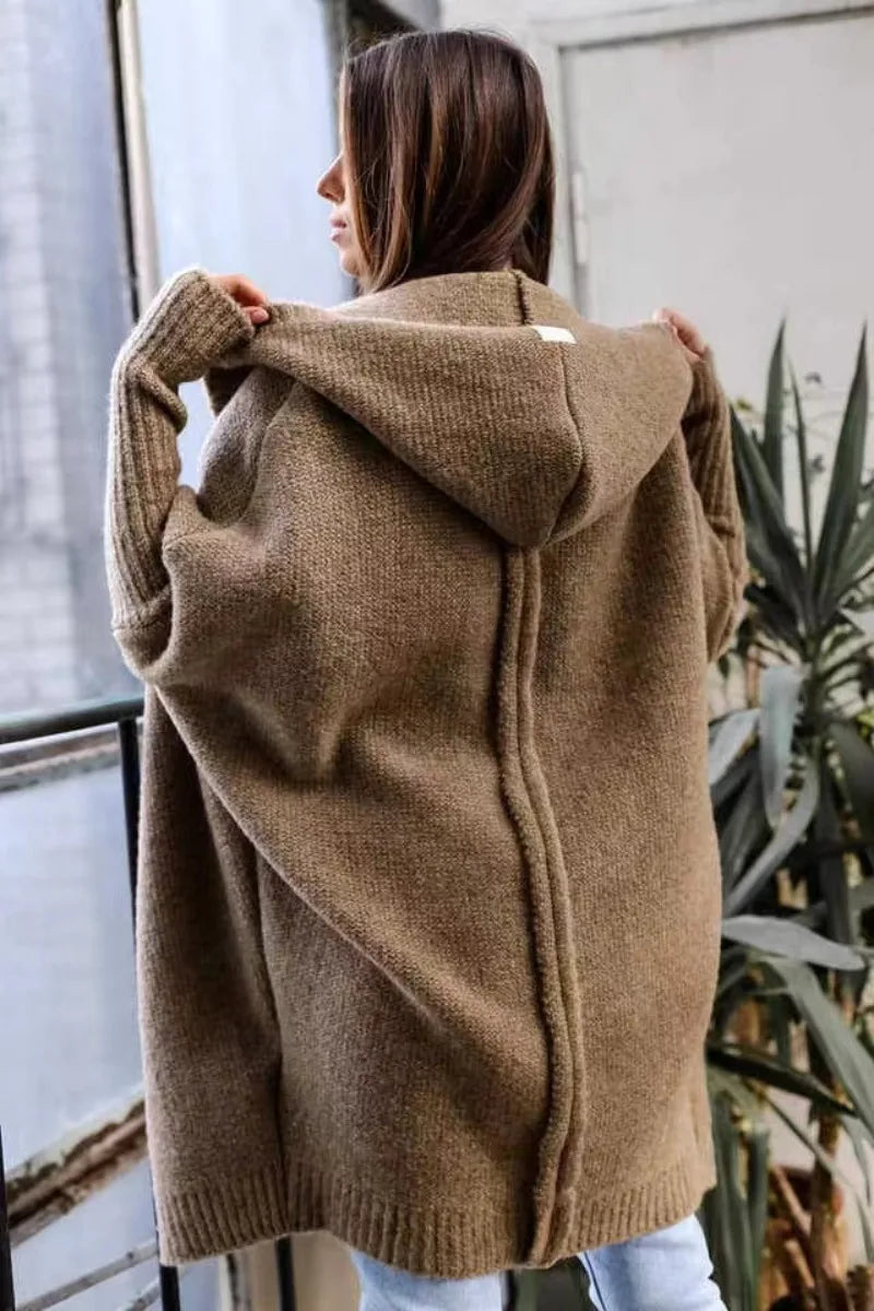 Norvielle Damen Fledermaus Strickjacke - Norvielle