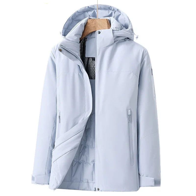 Damen Wasserdichte Winterjacke Fleece-Futter