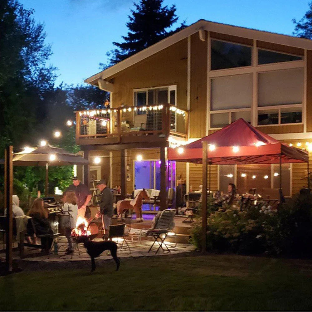 LED Solar Lichterkette Wasserdicht IP44 Für Garten Terrasse Camping - Norvielle