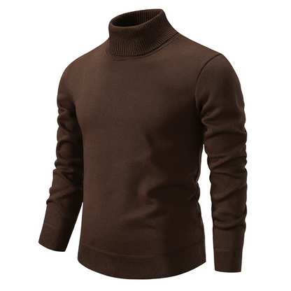 Herren Rollkragenpullover Baumwolle Bequem