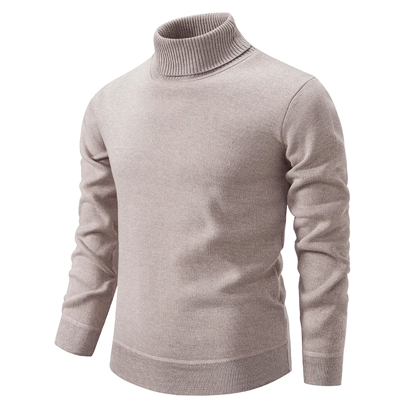Herren Rollkragenpullover Baumwolle Bequem