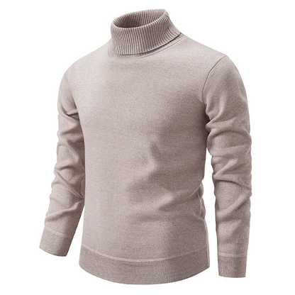 Herren Rollkragenpullover Baumwolle Bequem