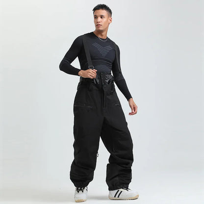 Unisex Skihose Trägersystem Funktionsmaterial