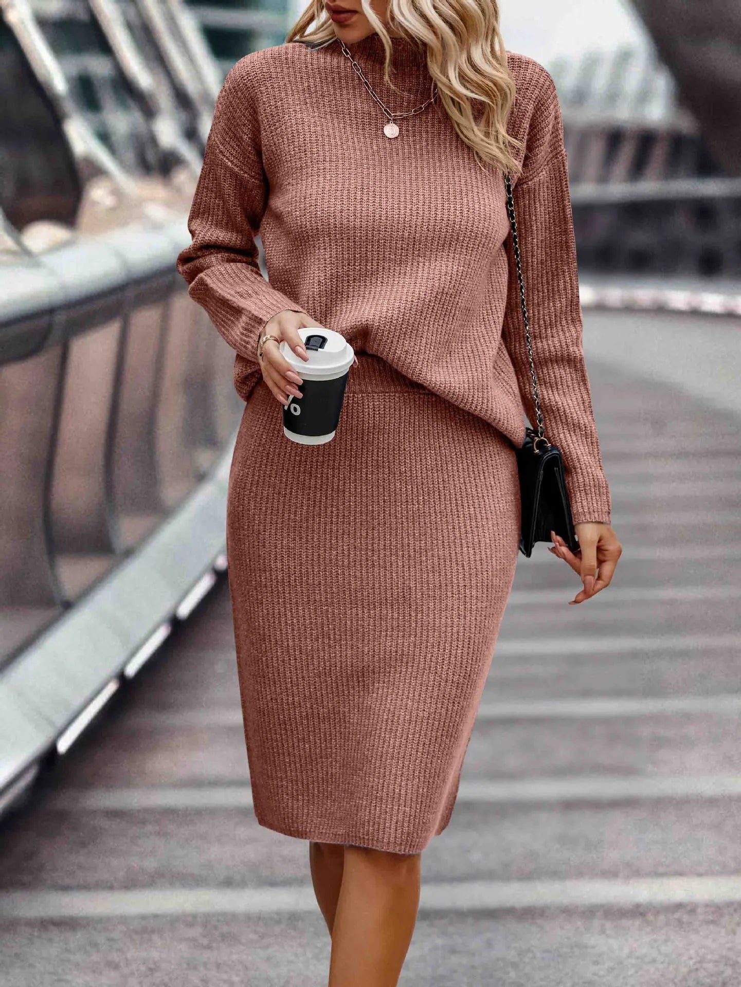 Damen 2-Teiliges Set Stylisch