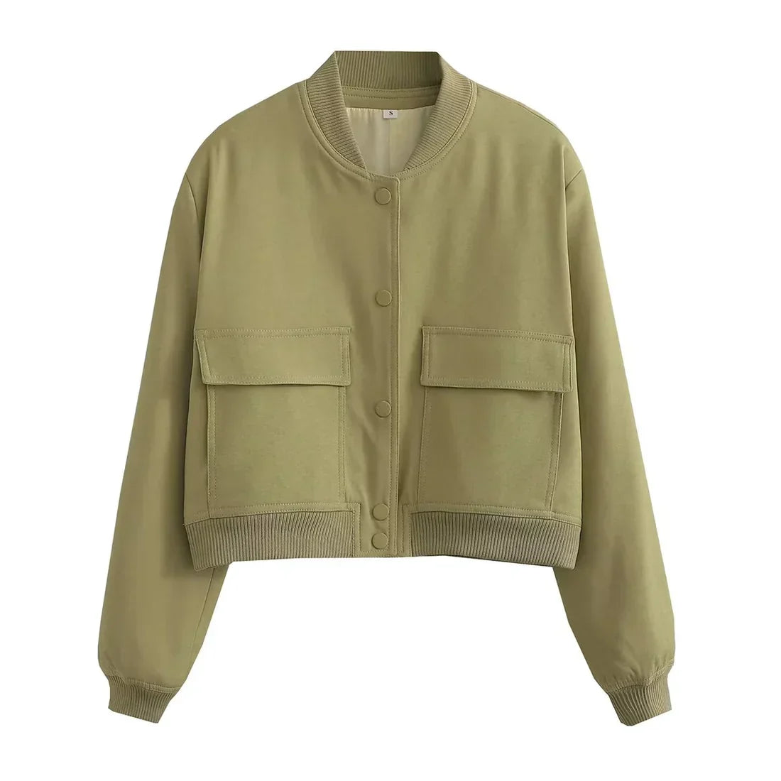 Emilia Bomberjacke olivgrün – stylische Damen-Bomberjacke
