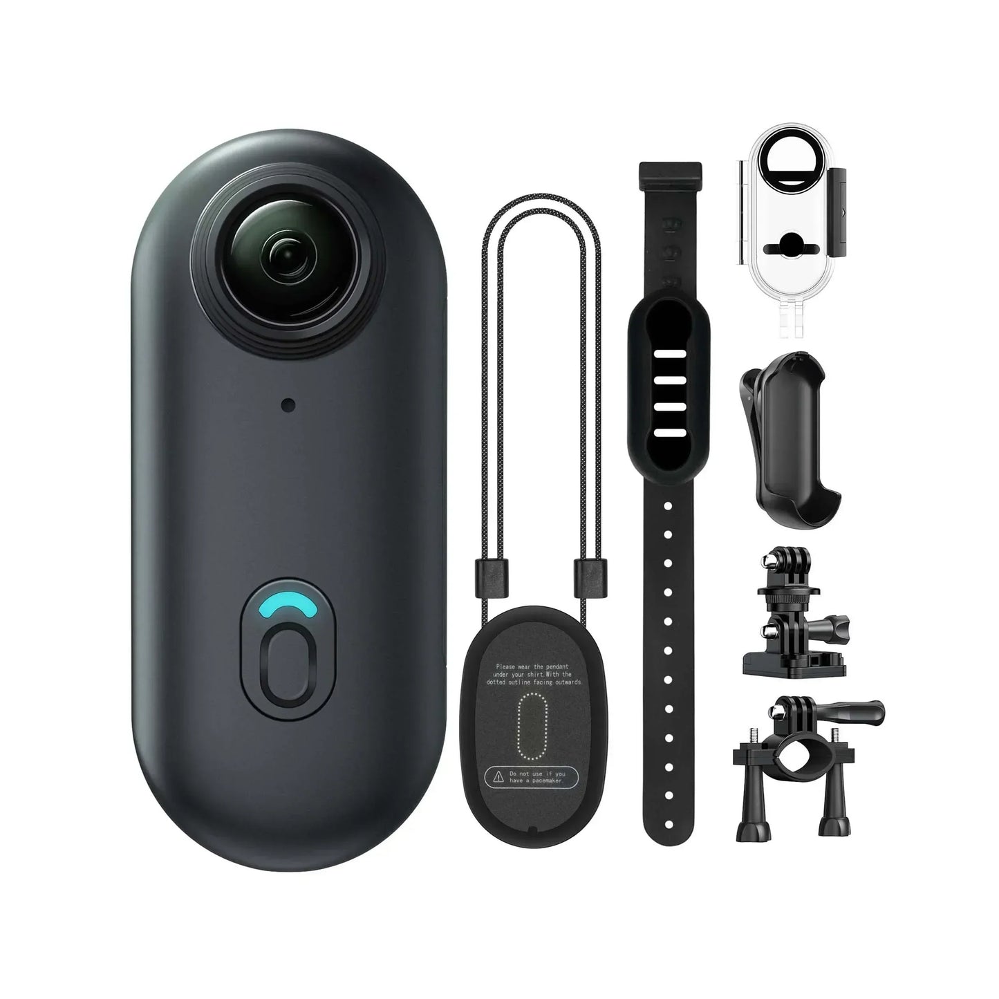 Wasserdichte 4K Action-Kamera WiFi Tragbar Magnetclip 360° Halterung