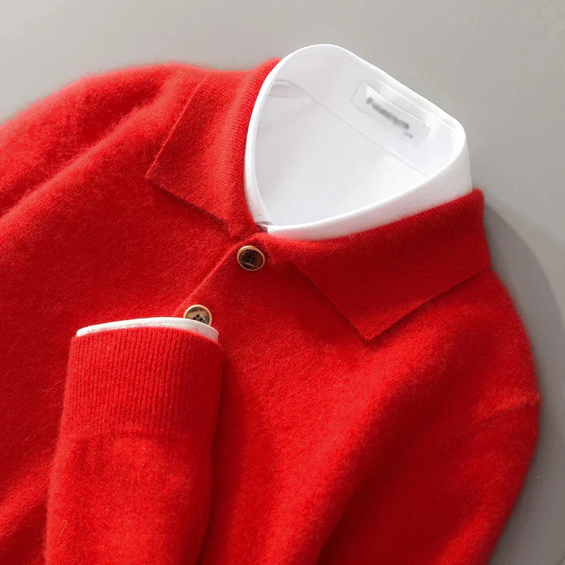 Belford Herren Polo aus Kaschmir