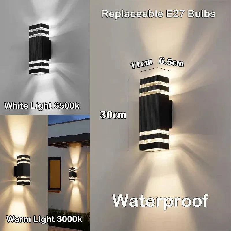 LumiBloc LED Außenwandleuchte E27 IP65 Wasserdicht
