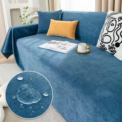 Wasserfeste Sofa-Decke Kratzfest Staubschutz Beige
