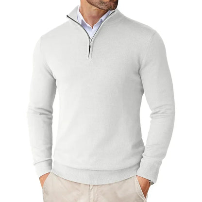 Herren Pullover Frontreißverschluss Ruhiger Schnitt