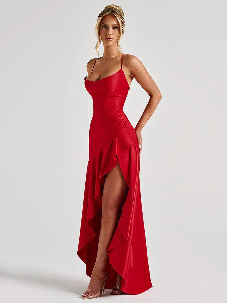 Damen Hochzeitskleid Spaghettiträger