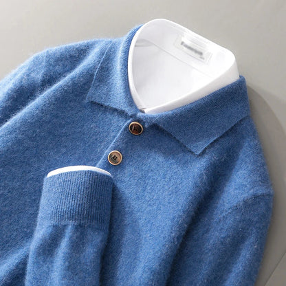 Belford Herren Polo aus Kaschmir