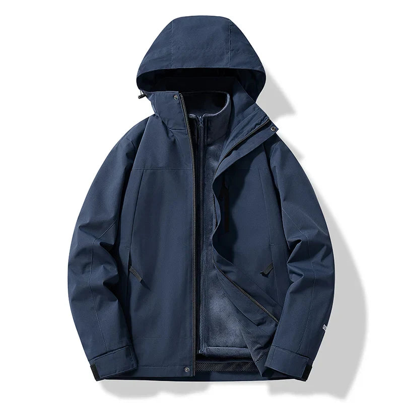 Erich Herren Winterjacke Warm Kapuze