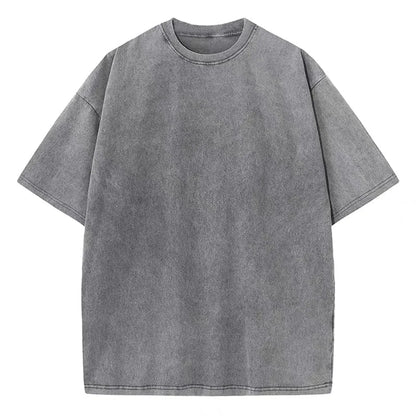 Damen Oversized T-Shirt Urban Streetstyle Grau