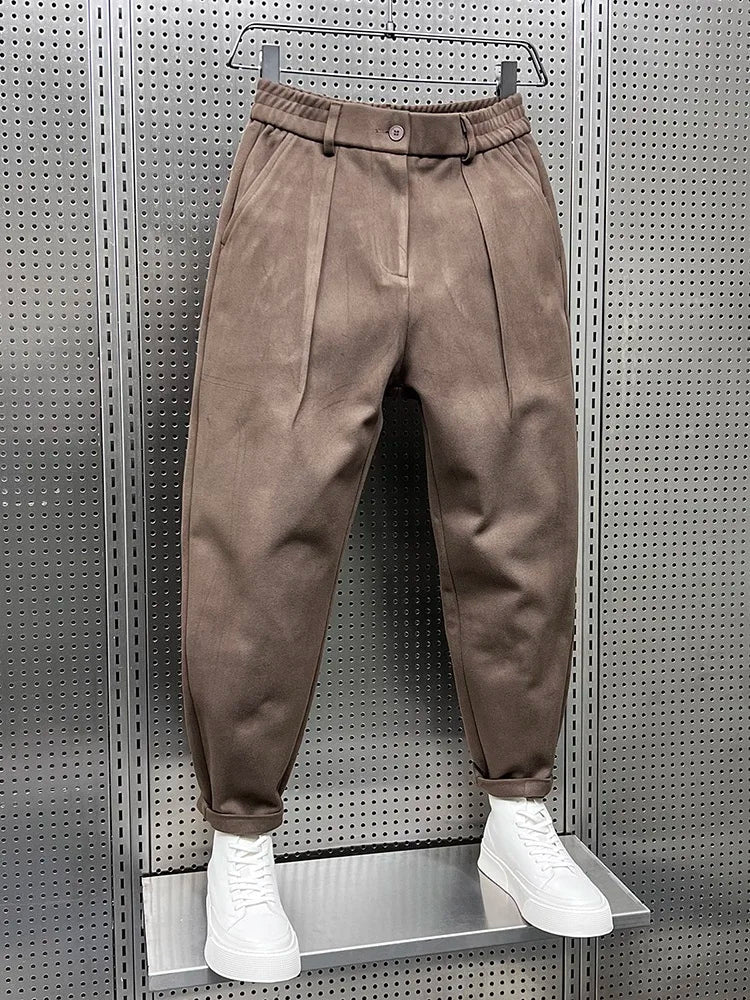 Elegante Herren Mélangehose