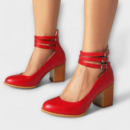 Alira Damen Pumps Knöchelriemen-Design