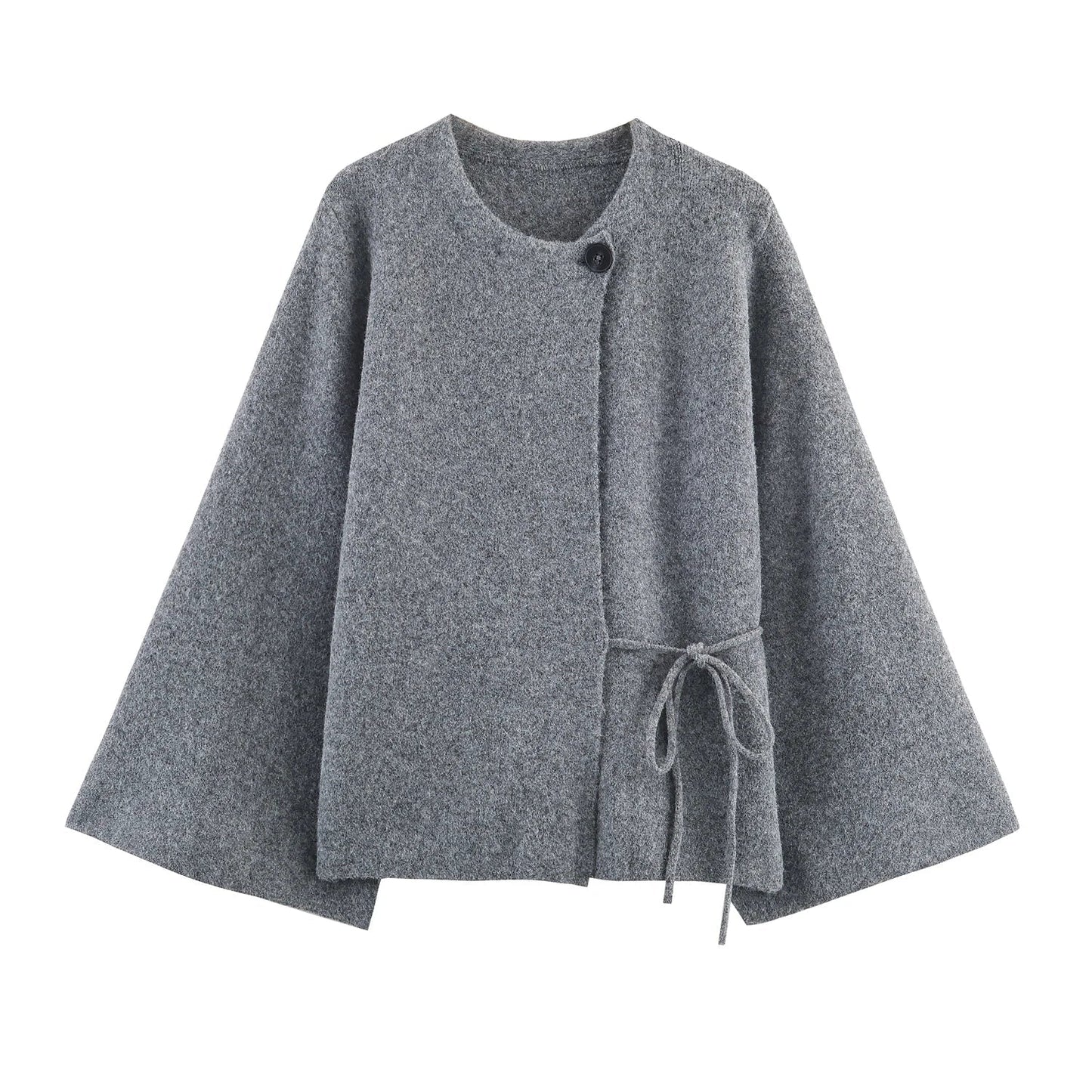 Damen Wickelweste Elegantes Design mit Bindegürtel - Norvielle