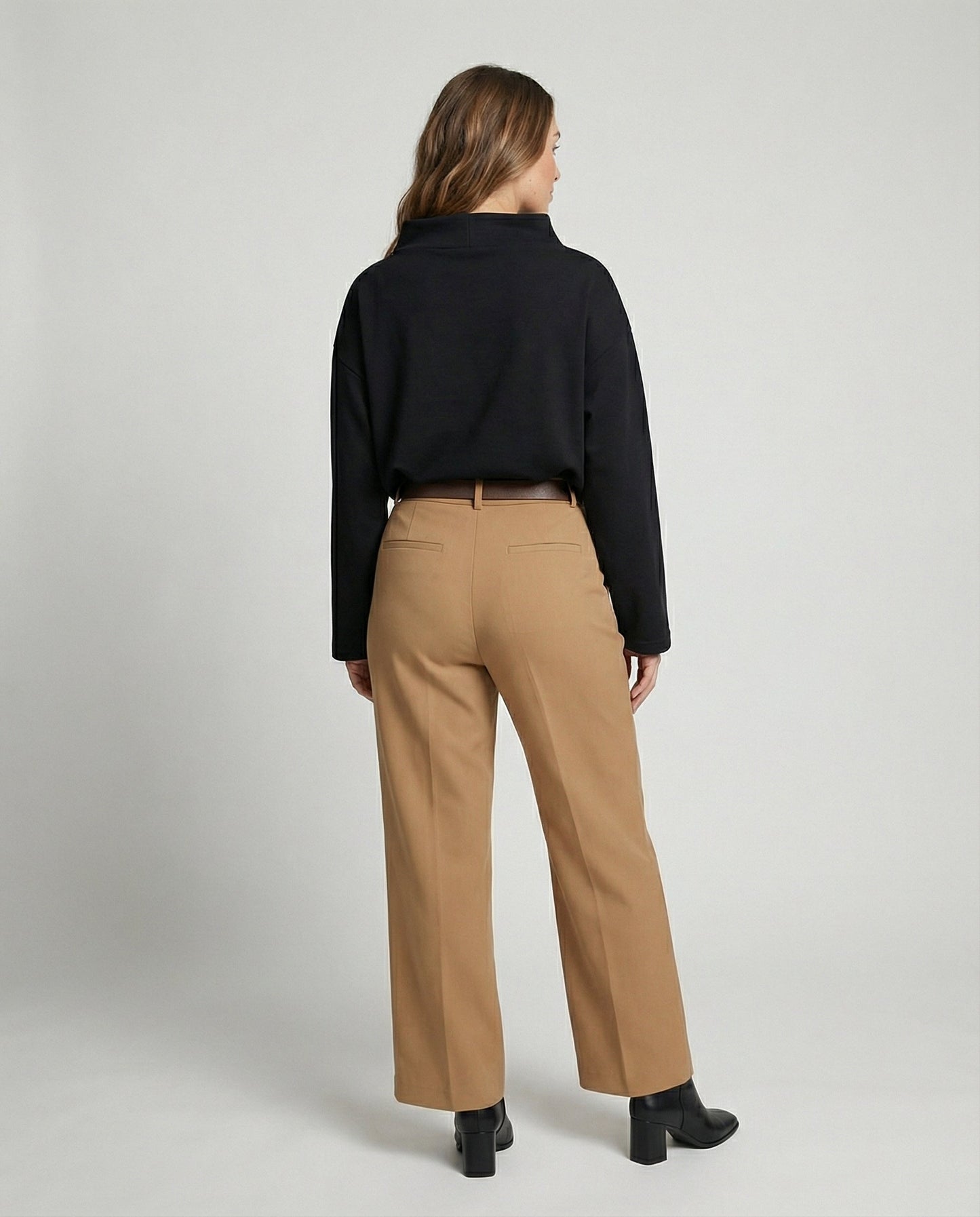 Damen Oversize Rollkragenpullover