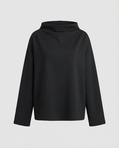 Damen Oversize Rollkragenpullover