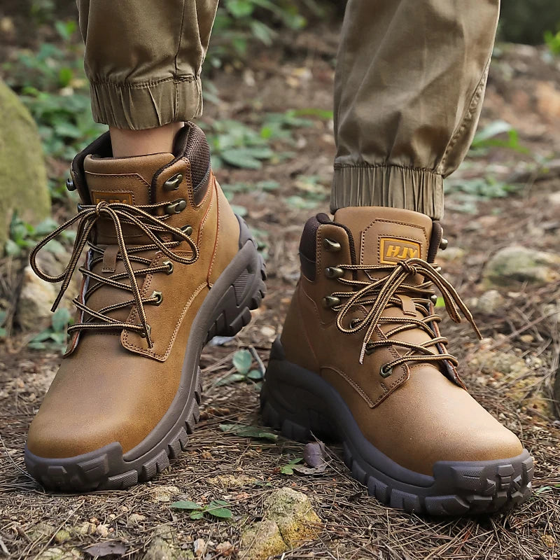 Herren High- Outdoor Stiefel Rutschfest Robust Wandern Arbeit
