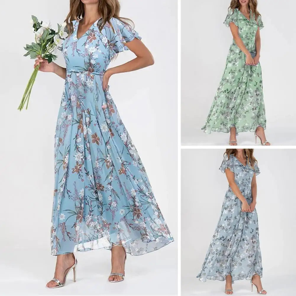 Norvielle Damen Sommerkleid Leicht Strandkleid - Norvielle