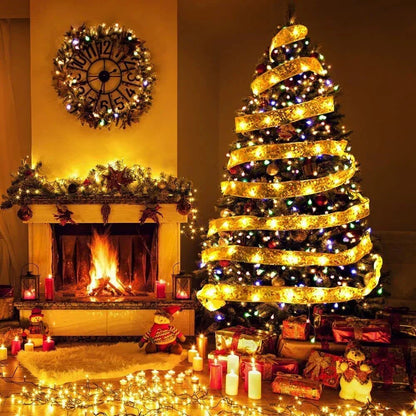 Weihnachtslichterband Dekoratives Funkelband Festlich - Norvielle