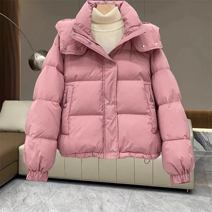Damen Winter-Pufferjacke Lässig