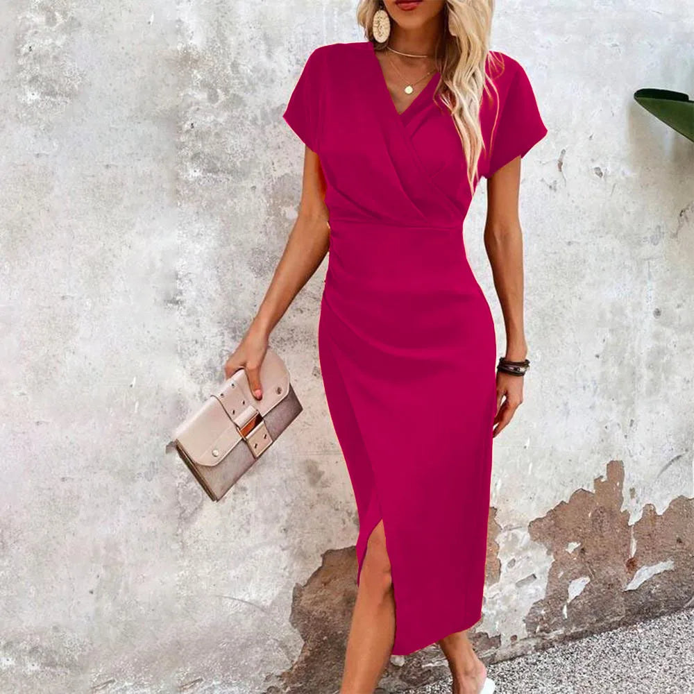 Damen Midikleid Hochzeitsgast Festlich