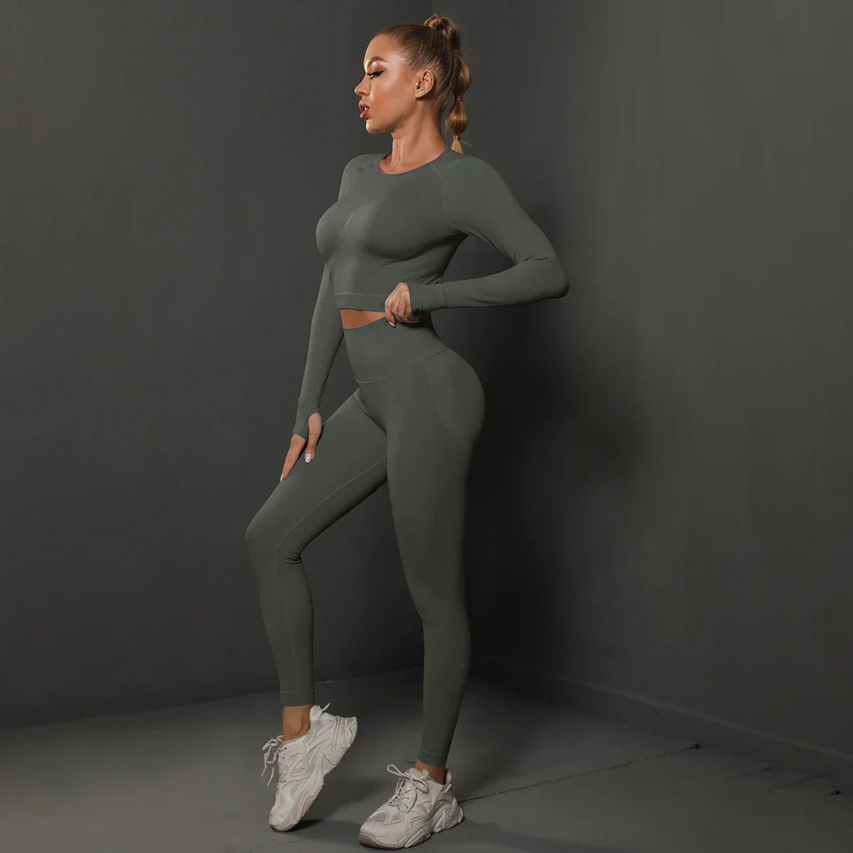 Damen Sportset Nahtlos Komfort
