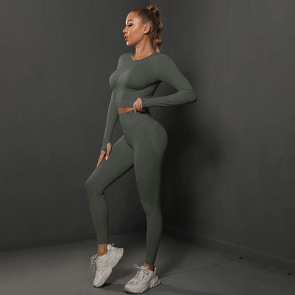 Damen Sportset Nahtlos Komfort