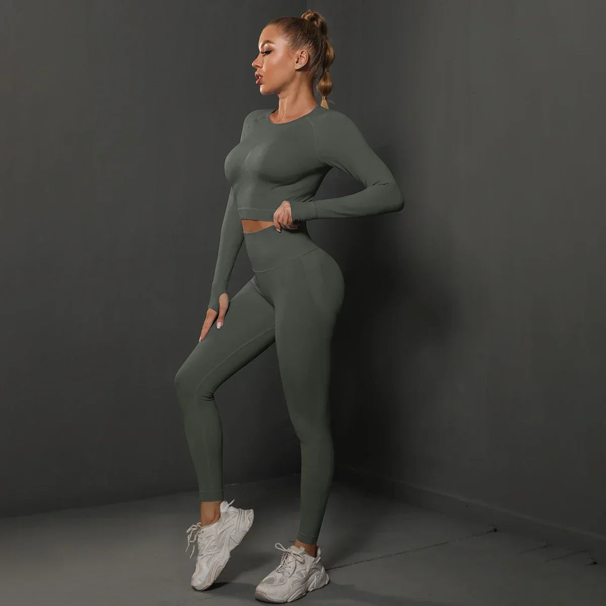 Damen Jogginganzug Sportlich Zweiteilig