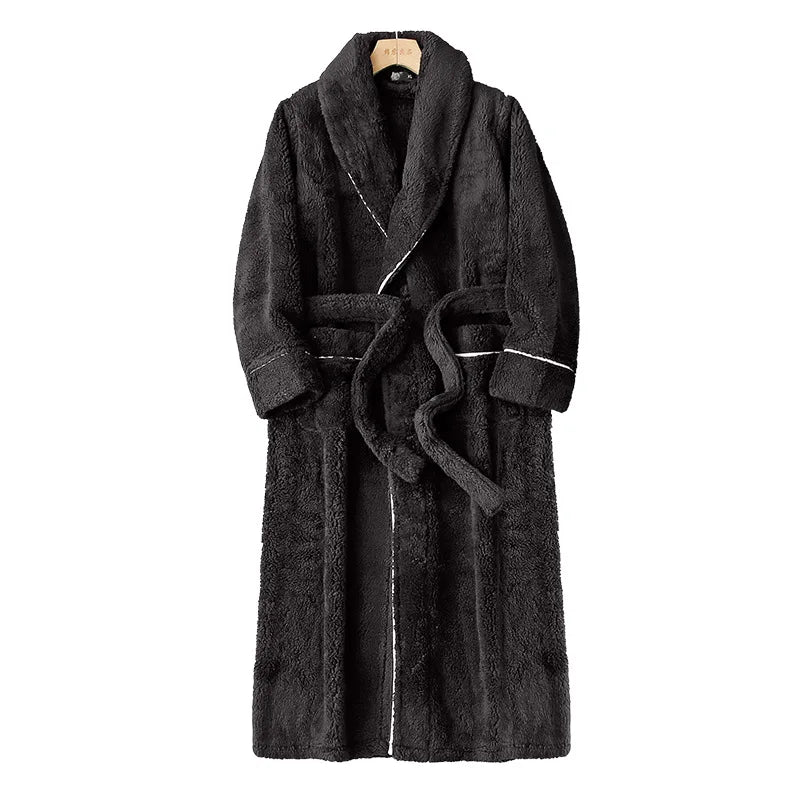 Veloura Luxus Bademantel Damen schwarz – weicher Plush Bademantel