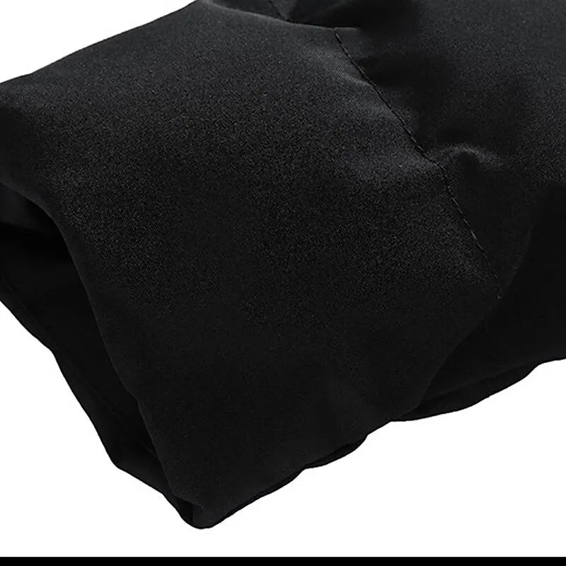Herren Winterjacke Pufferbaustyle Voluminöse Füllung