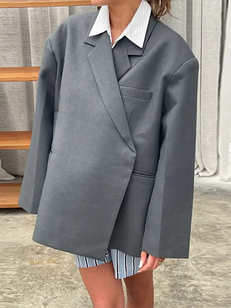 Norvielle Damen Übergrößer Blazer