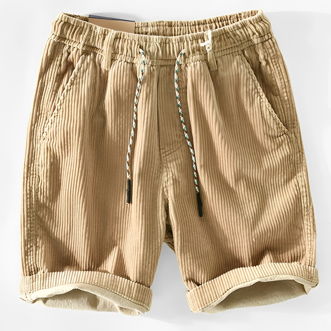 Herren Sommer-Cordhose Kurz