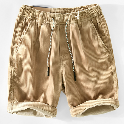 Herren Sommer-Cordhose Kurz
