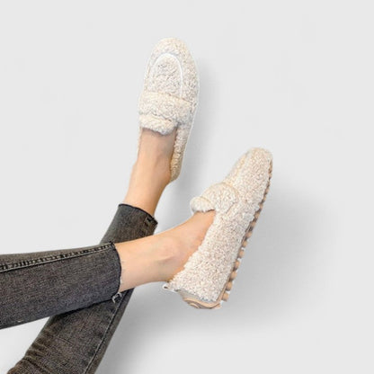 Damen Warme Slipper Elegantes Design