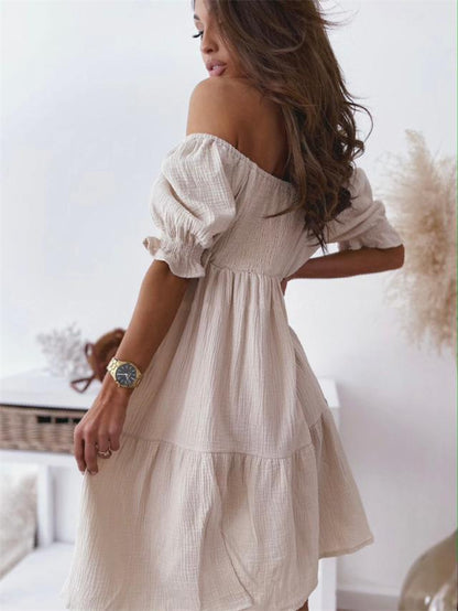 Norvielle Damen Boho Sommerkleid