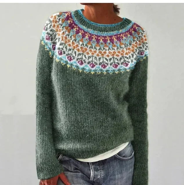 Damen Strickpullover Kurz Grob