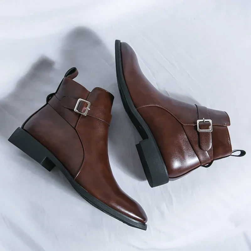 Herren Chelsea Stiefel Klassisches Ankle Design