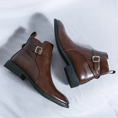 Herren Chelsea Stiefel Klassisches Ankle Design
